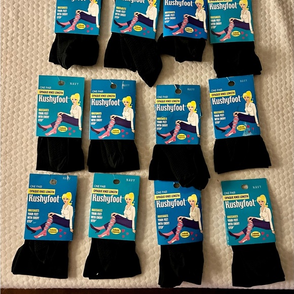 Kushyfoot Opaque knee length compression socks - Picture 3 of 4